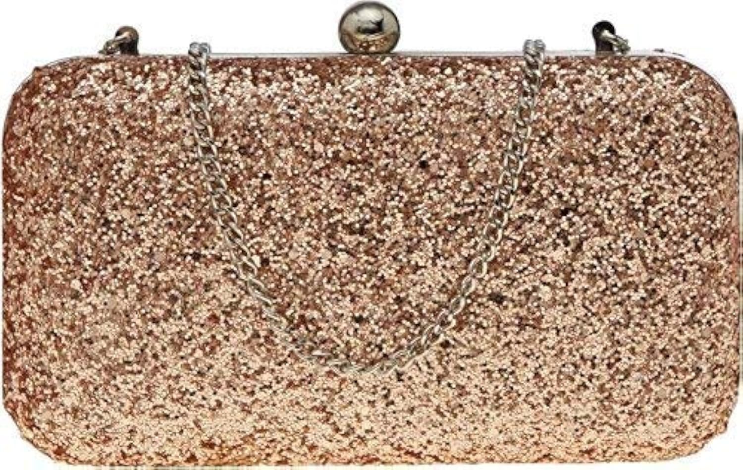 TOOBA Girls Clutch (Multi Colors) (Rose Gold Glitter) (B08W3HBZZV) Amazon Price History, Amazon Price Tracker