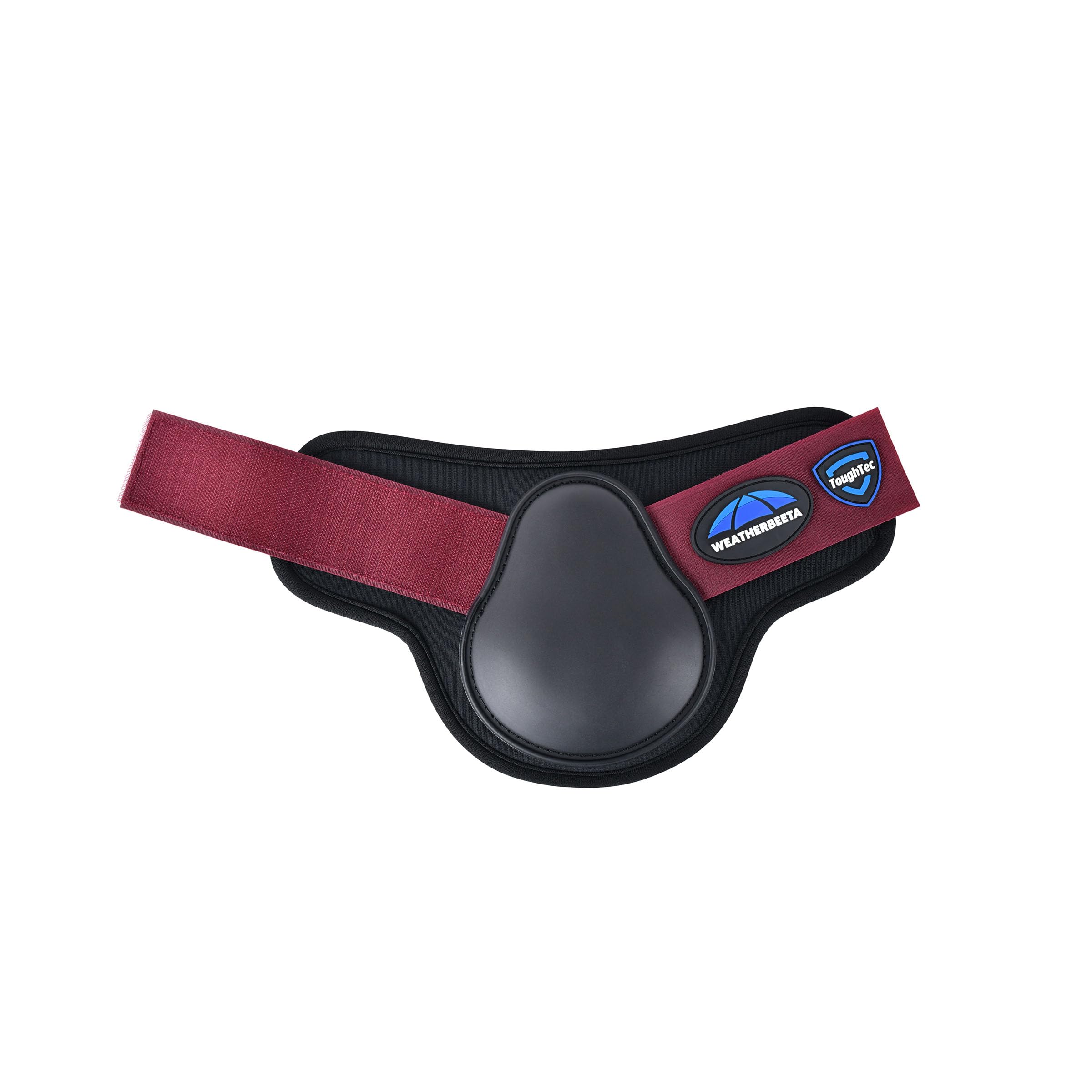 WeatherBeeta Tough-Tec Prime Fetlock Boots, Black/Burgundy, Large