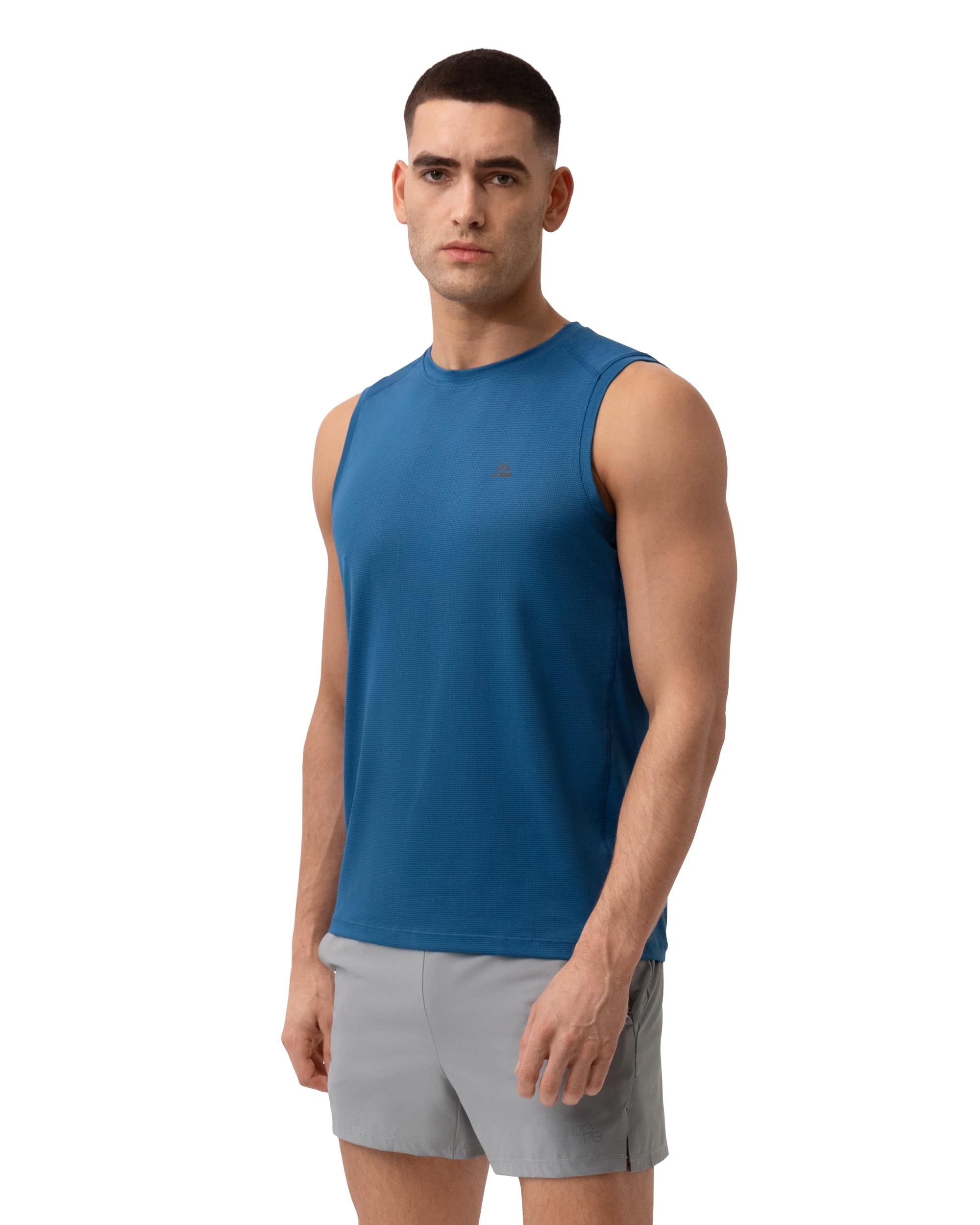 DANISH ENDURANCE Men's Sports Tank Top, Running Shirt, Muscle Shirts, Functional Shirt, Activewear for Men, Lightweight and Breathable, Pack of 1 or 2