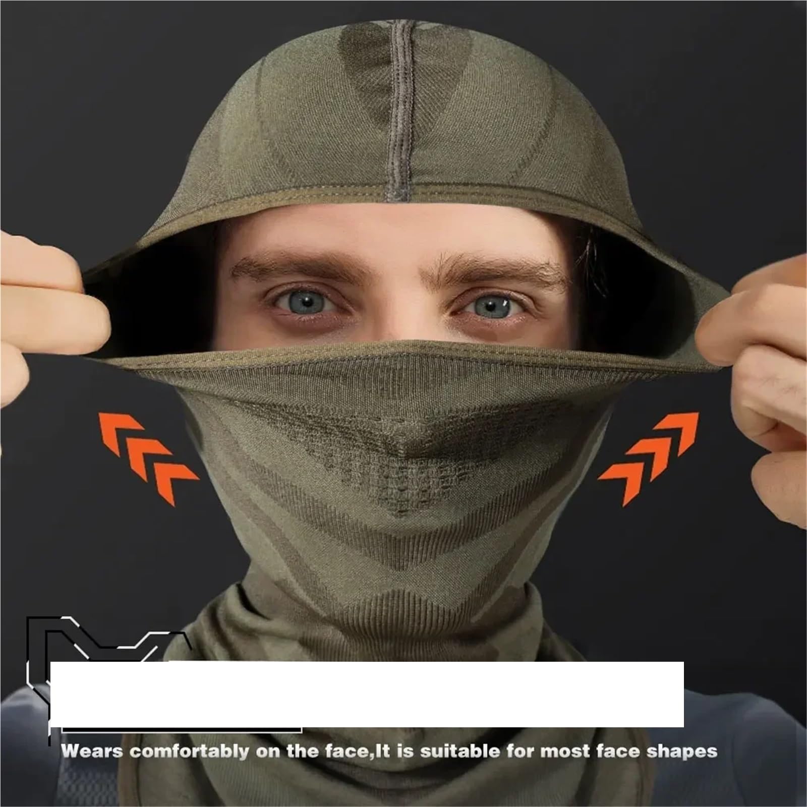 Sturmhauben 2 Stück Sport-Vollgesichtsmaske, Thermo-Sturmhaube, atmungsaktiv, Winddicht, Klettern, Wandern, Laufen, Skifahren, Kopfbedeckung, Winter-Outdoor-Ausrüstung FüR Outdoorsports