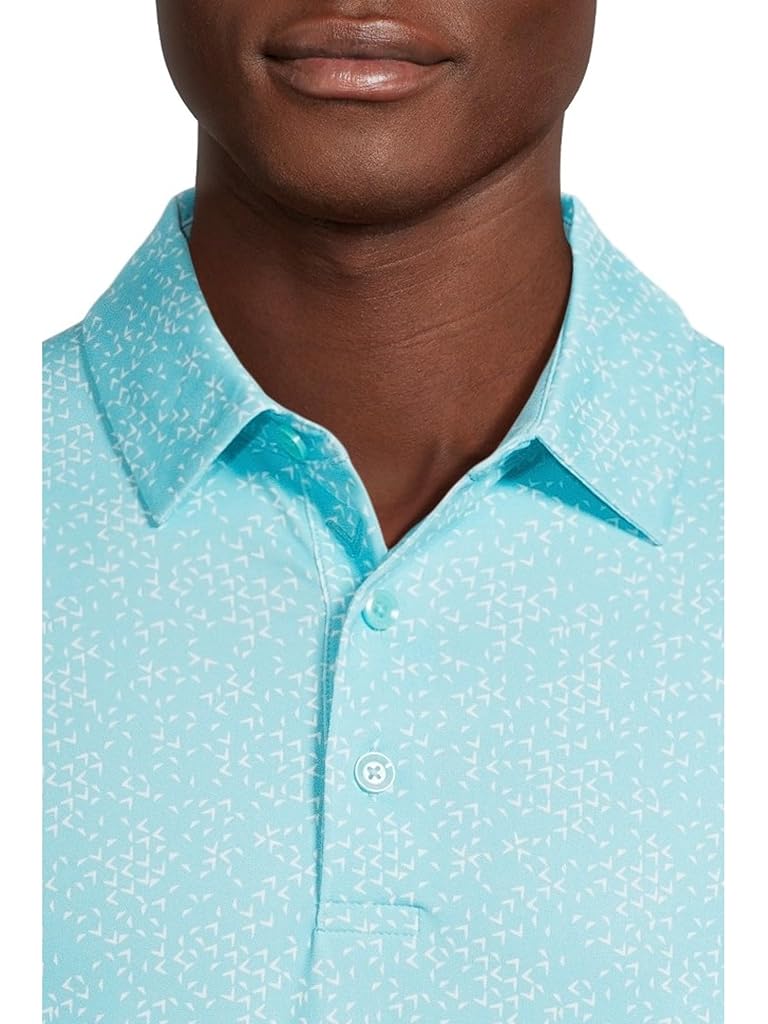 Callaway All Over Chev Printed Polo
