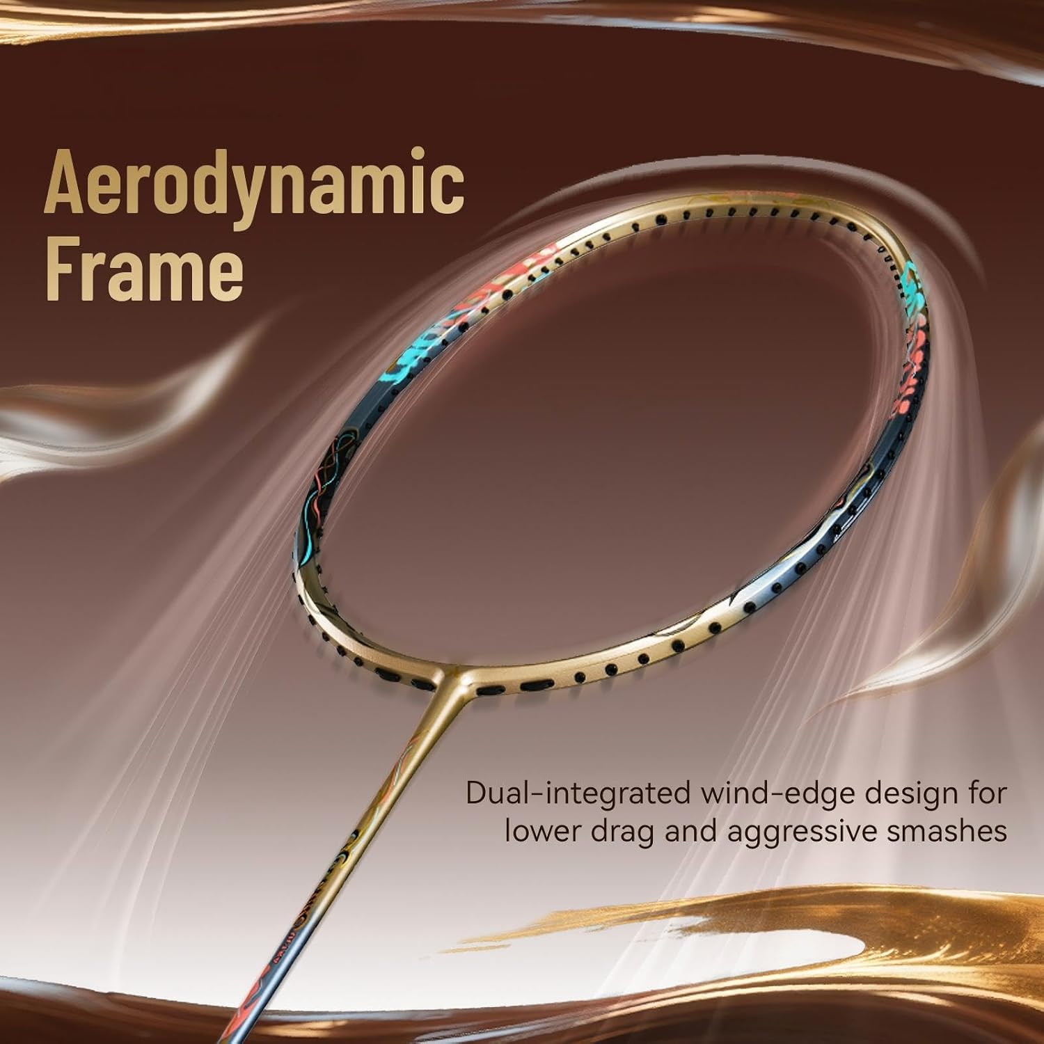 Badminton Racket Full Carbon Professional Badminton Set High Tension 18-35lbs 4U Continuous Smash for Speed Singles/Rear-Court Doubles-Chocolate Dark Purple (Get Strung)