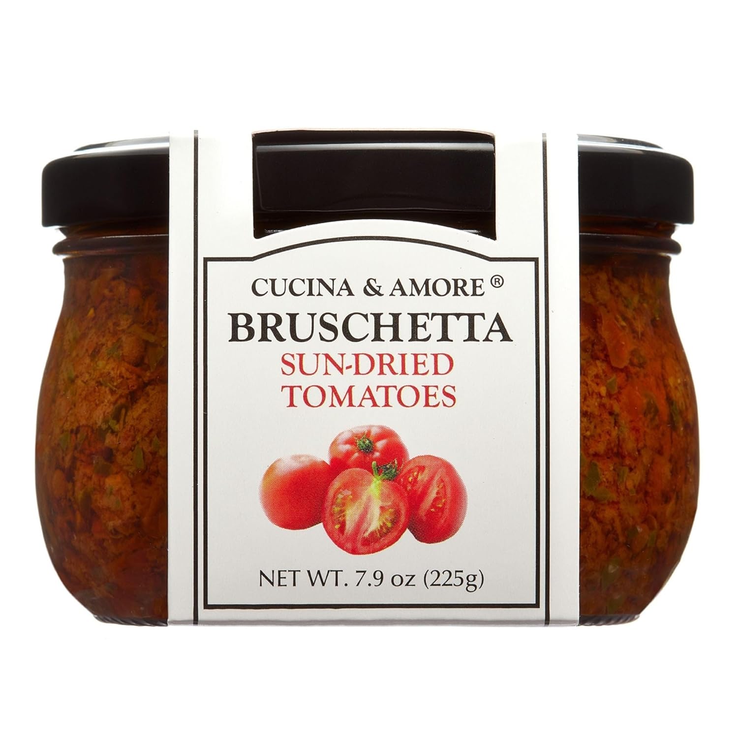 Cucina & Amore Red Pepper & Artichoke Bruschetta | Gourmet, Plant-Based, Vegan, Non-GMO Verified, Kosher, Pantry Perfect 7.9oz (2 Pack)