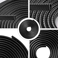 Vista 5 de Garneck Protectores de Borde de Puerta de Coche de Goma en Forma de U, Tiras de Sello de Borde de Protección de Puerta de Coche para Vehículo