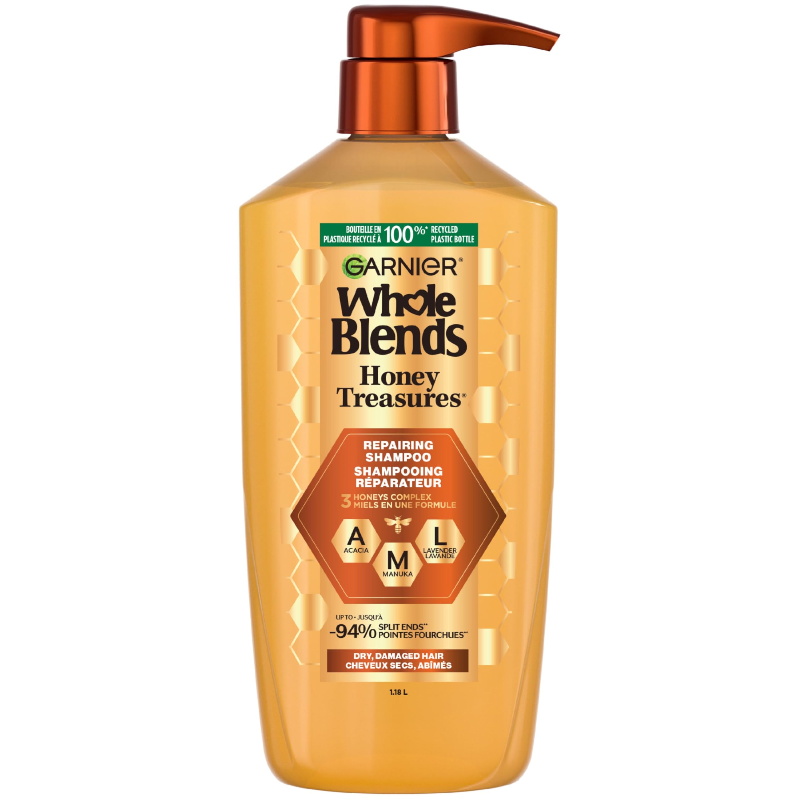 Garnier Whole Blends Honey Treasures Repairing Shampoo