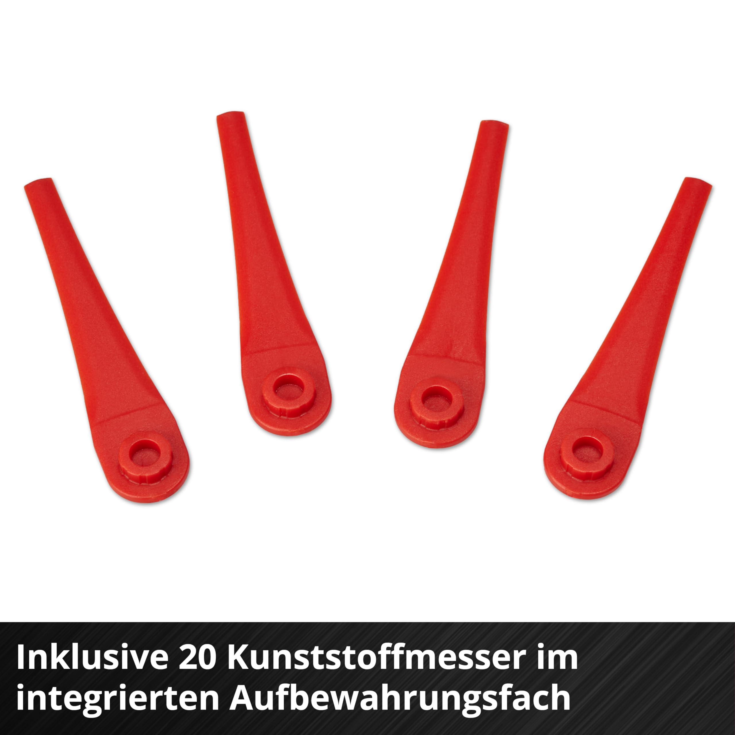 Einhell Akku-Rasentrimmer GE-CT 18/25 Li-Solo | PXC | 18 V | 25 cm Schnittbreite | Messerkopf | Motorkopf dreh- & neigbar | 20x Kunststoffmesser | ohne Akku