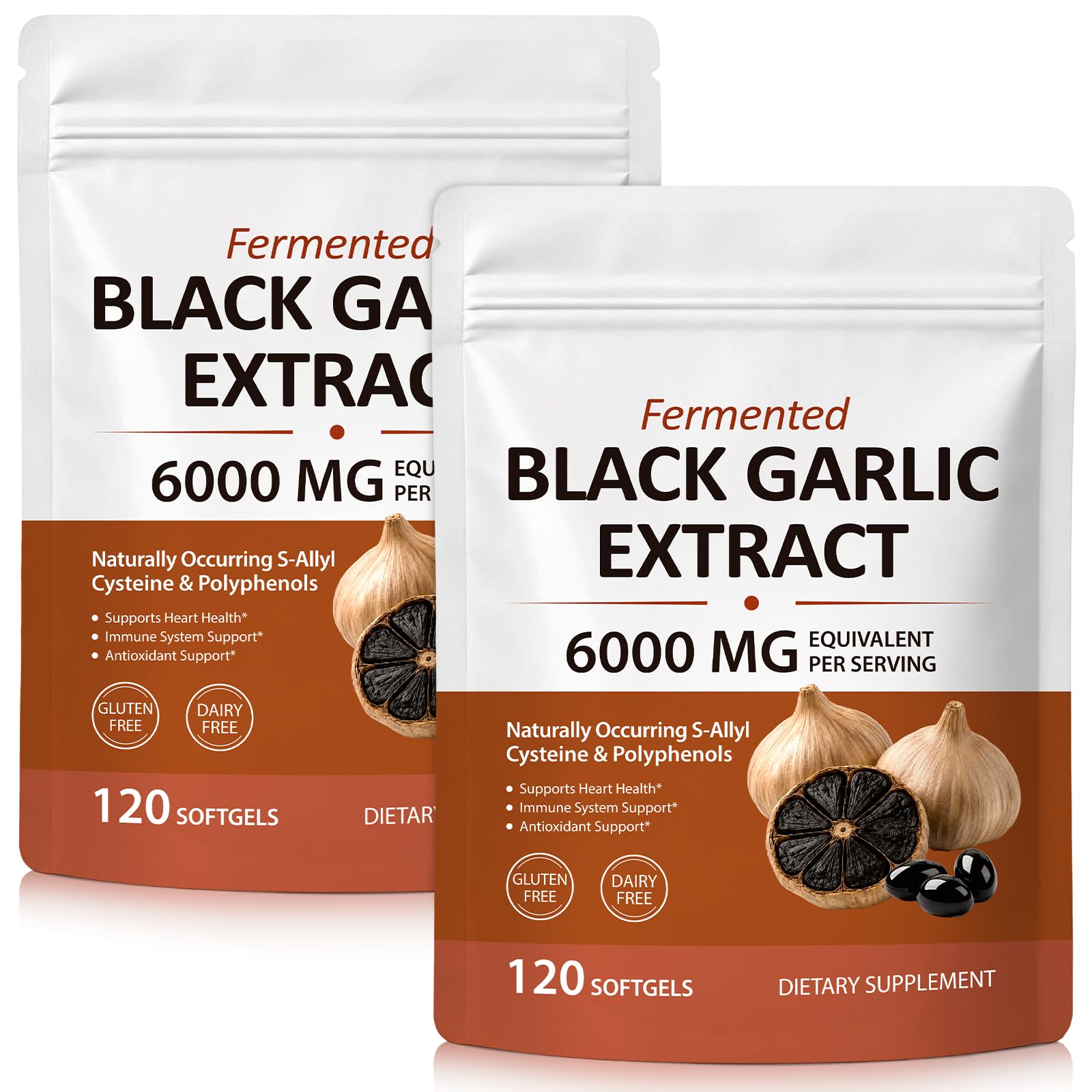 Fermented Black Garlic Extract Softgels