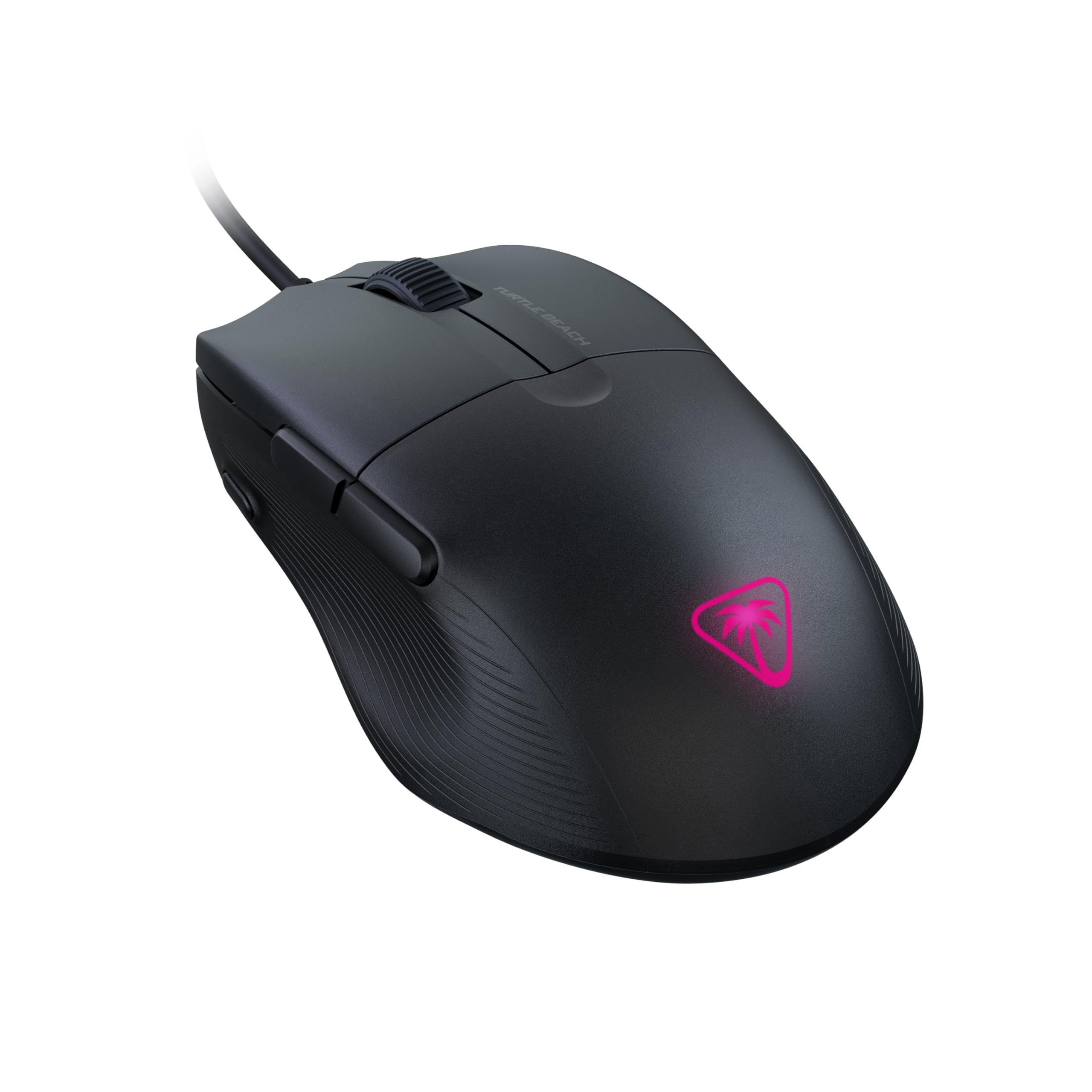 Turtle Beach Pure SEL - Souris Gaming Ergonomique ultralégère RGB, capteur Optique DPI 8K, Touches mécaniques, système de prétension, Patins en PTFE Pur, éclairage RGB - Noir