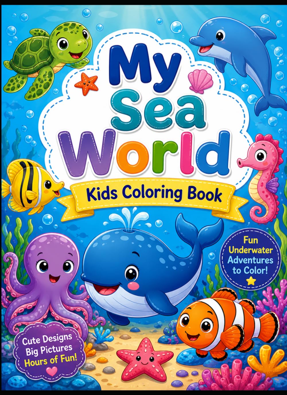 My Sea World Kids Coloring