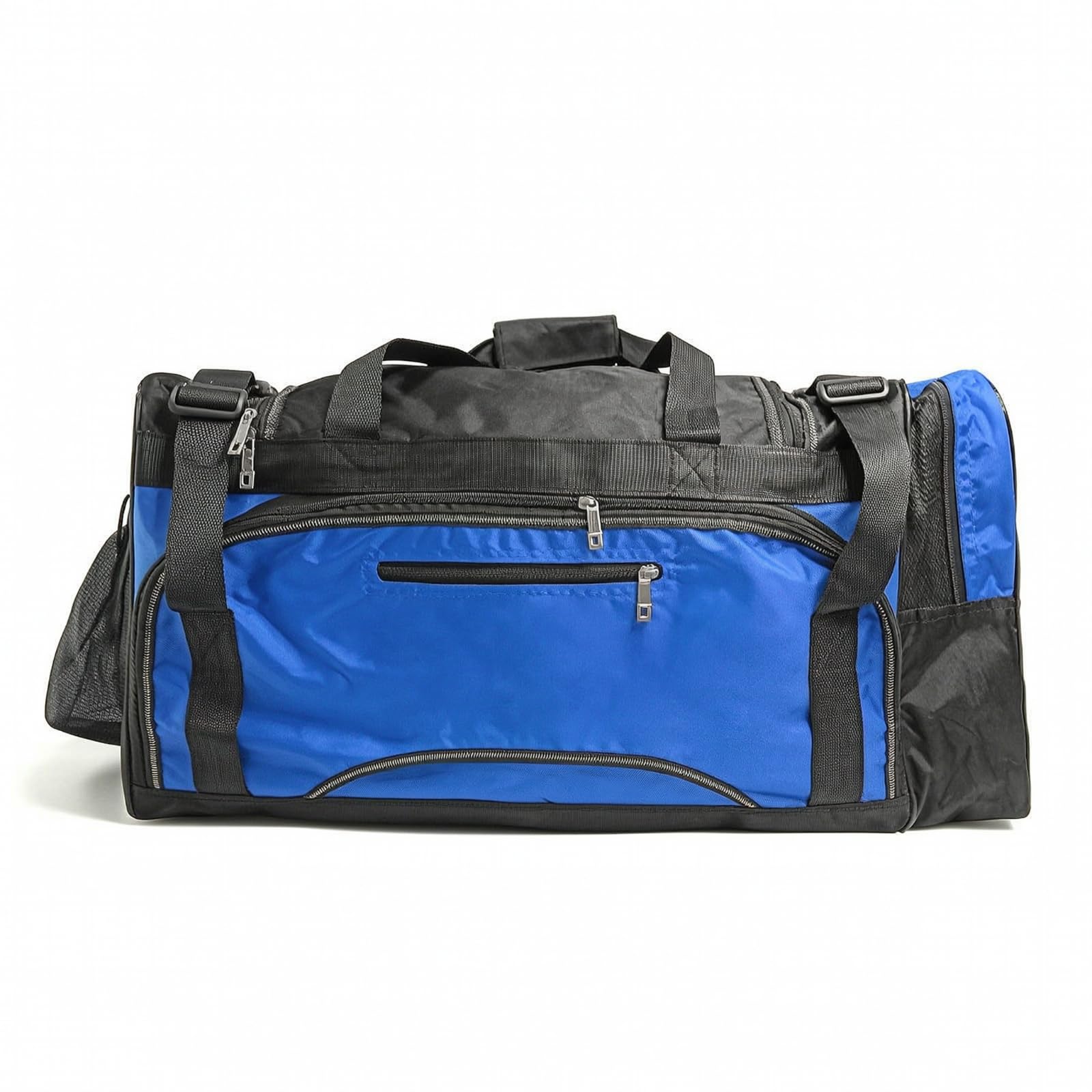 Baoblaze Borsa Sportiva Porta Attrezzatura Borsone Palestra Sacca Allenamento Zaino Equipaggiamento con Tracolla Regolabile E, Array, B款-Blu Senza Logo, 63 32 34cm