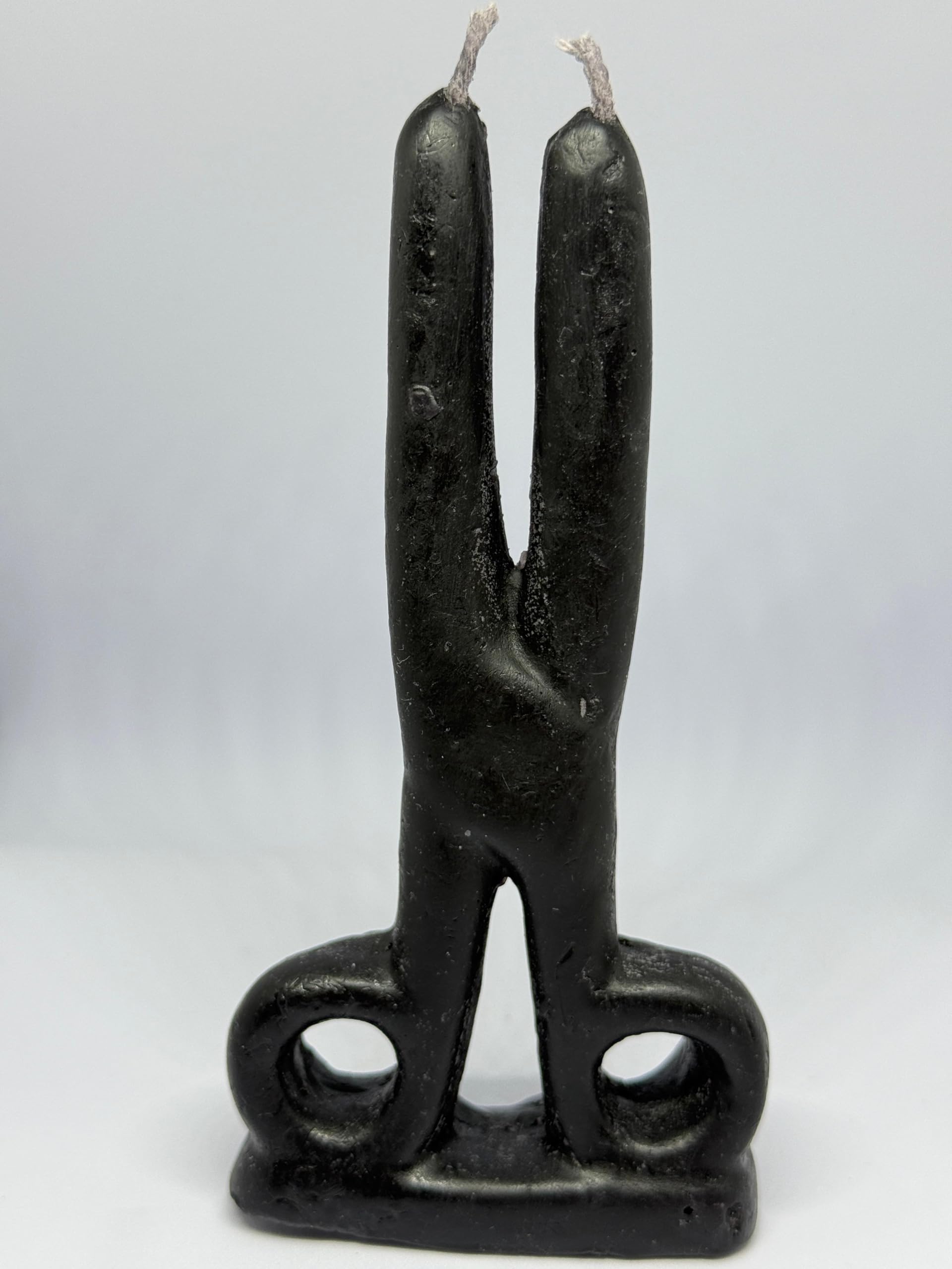 NeeaaN Candles Black Scissor Decorative Wax Candle- Unscented Soy & Paraffin Wax for Spell Casting, Home Decor, and Halloween - Perfect for Rituals and Aromatherapy (Scissor Shape)