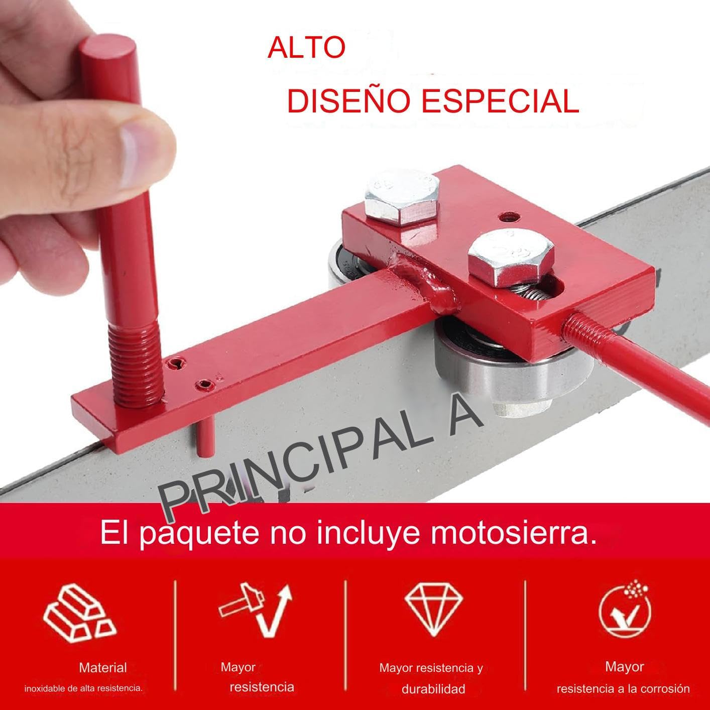 Guía de limado de motosierra Accesorio de Afilado Motosierra Eléctrica | Kit Riel Ajustador Tensado Cadena Para leñadores, jardineros, carpinteros, entusiastas, paisajistas