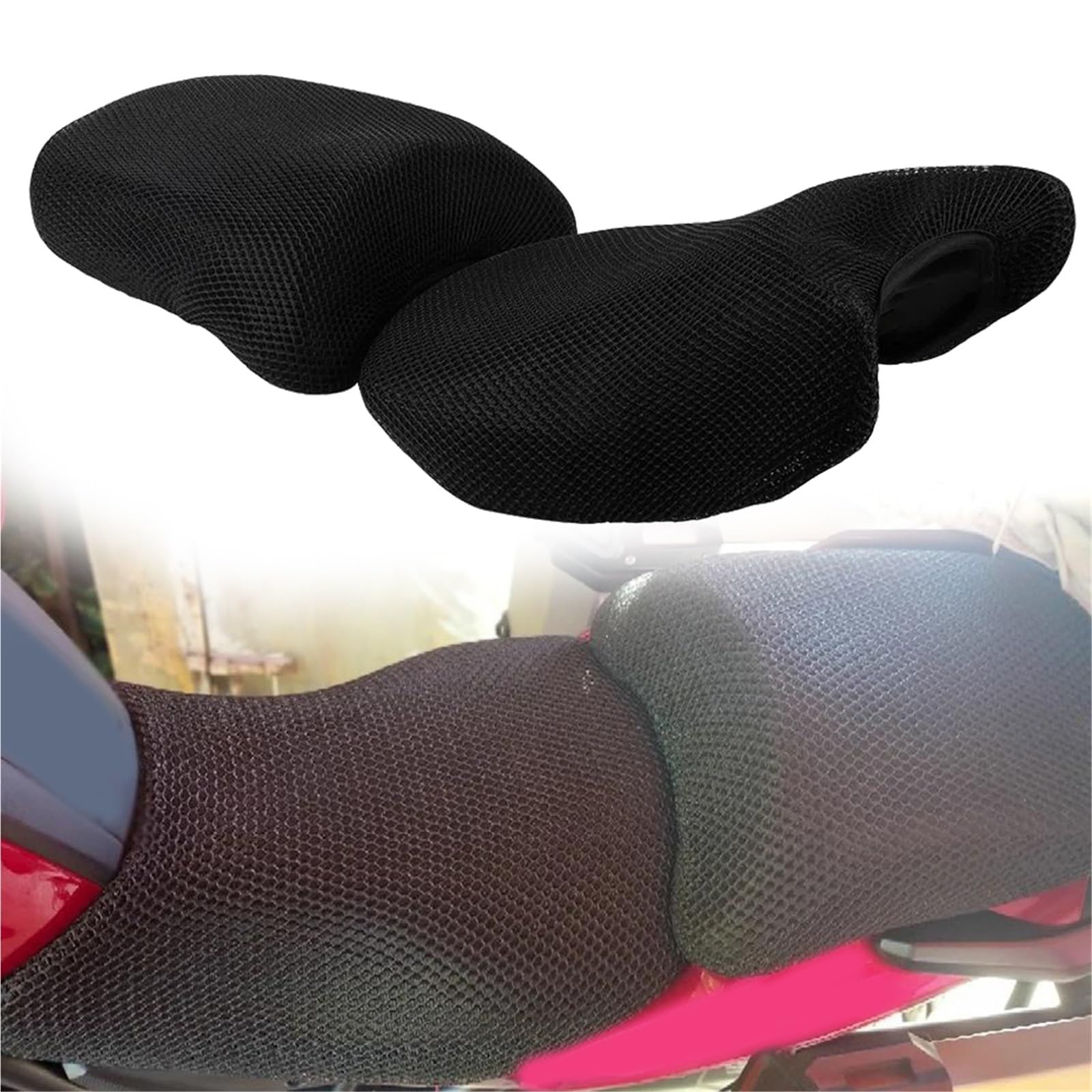 Funda de malla 3D Benelli TRK 502X transpirable antideslizante 5