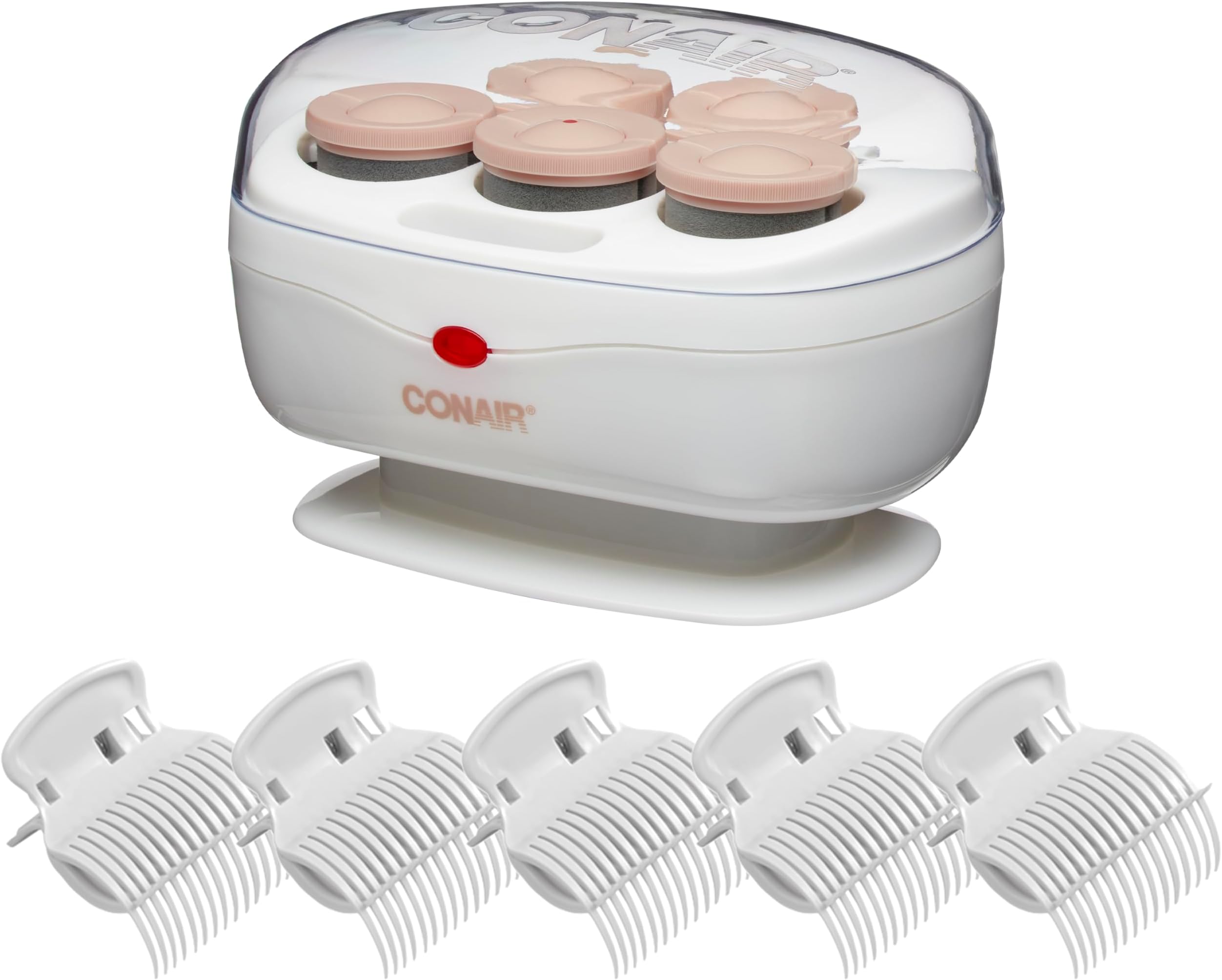 Amazon.com : Conair Ceramic 1 1/2-inch Hot Rollers, Super Clips ...