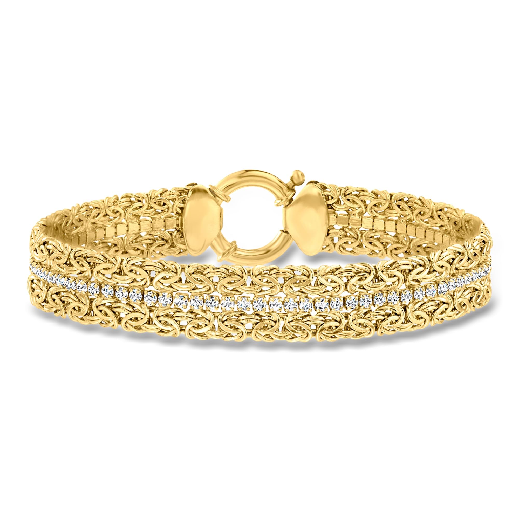 Ross-Simons CZ Byzantine Bracelet