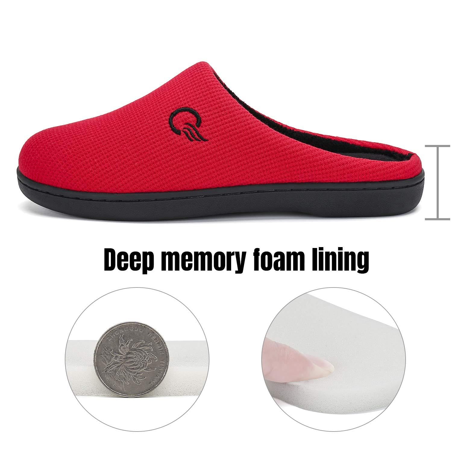 Mishansha Pantofole da uomo in memory foam da donna pantofole morbide e calde per la casa