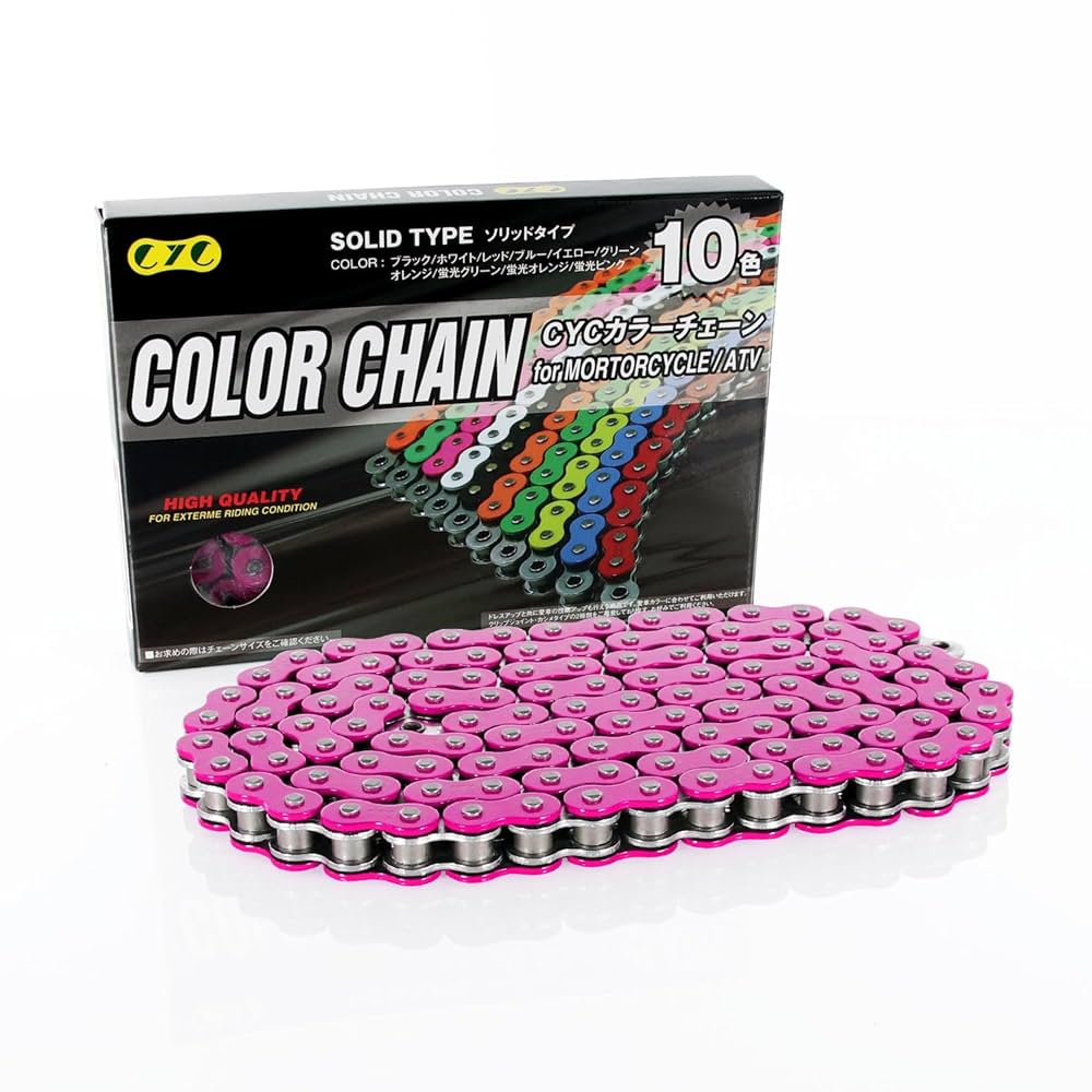 けいＣ Amazon.co.jp: CYC バイク用チェーン 420-120L 蛍光ピンク