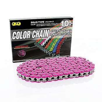 rinko様 Amazon | CYC バイク用チェーン 525-120L シールチェーン 蛍光