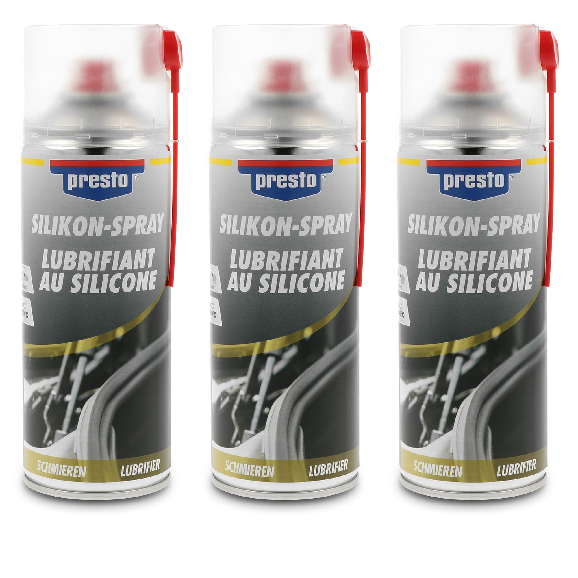 PRESTO 3x 400ml Silikon-Spray