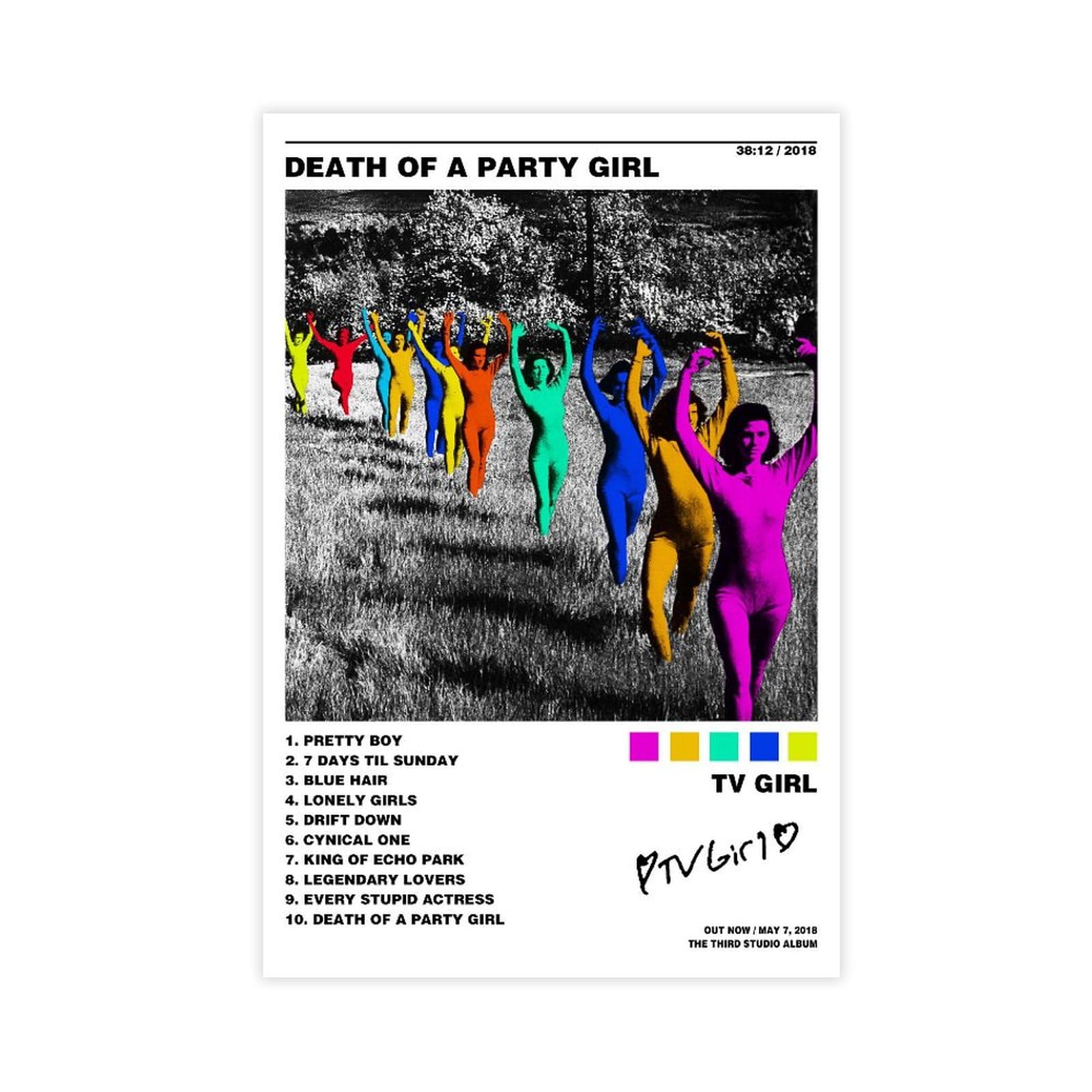 Poster TV Girl - Impression Sur Toile 20x30 Cm - Décoration Murale Moderne Sans Cadre - 6