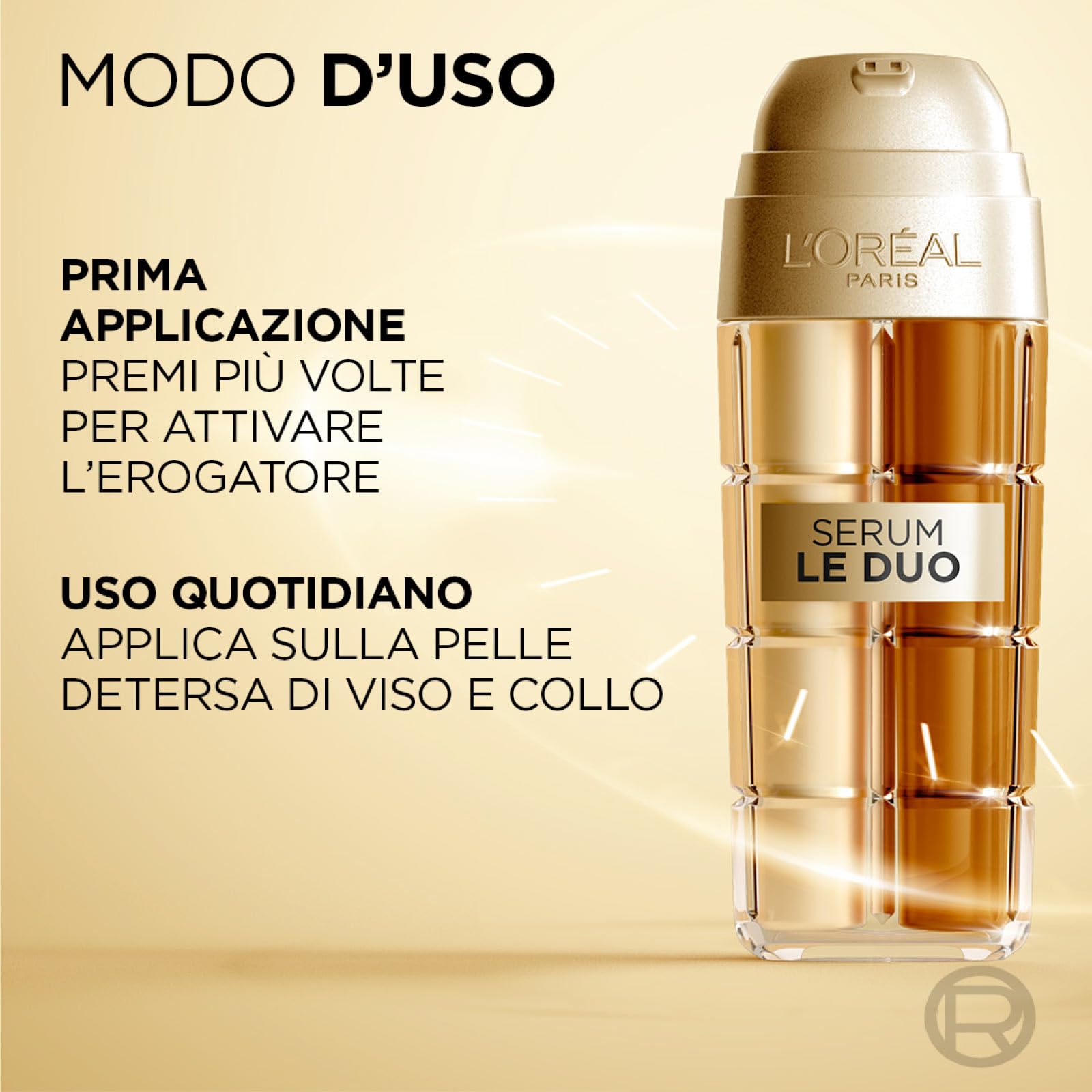 L'Oréal Paris Age Perfect Siero Anti-età Le Duo Illuminante Rassodante con Collagene Vitamine C B3 30ml + Age Perfect Renaissance Cellulaire Crema Viso Rivitalizzante con Neoespiridina Vitamina E 50ml