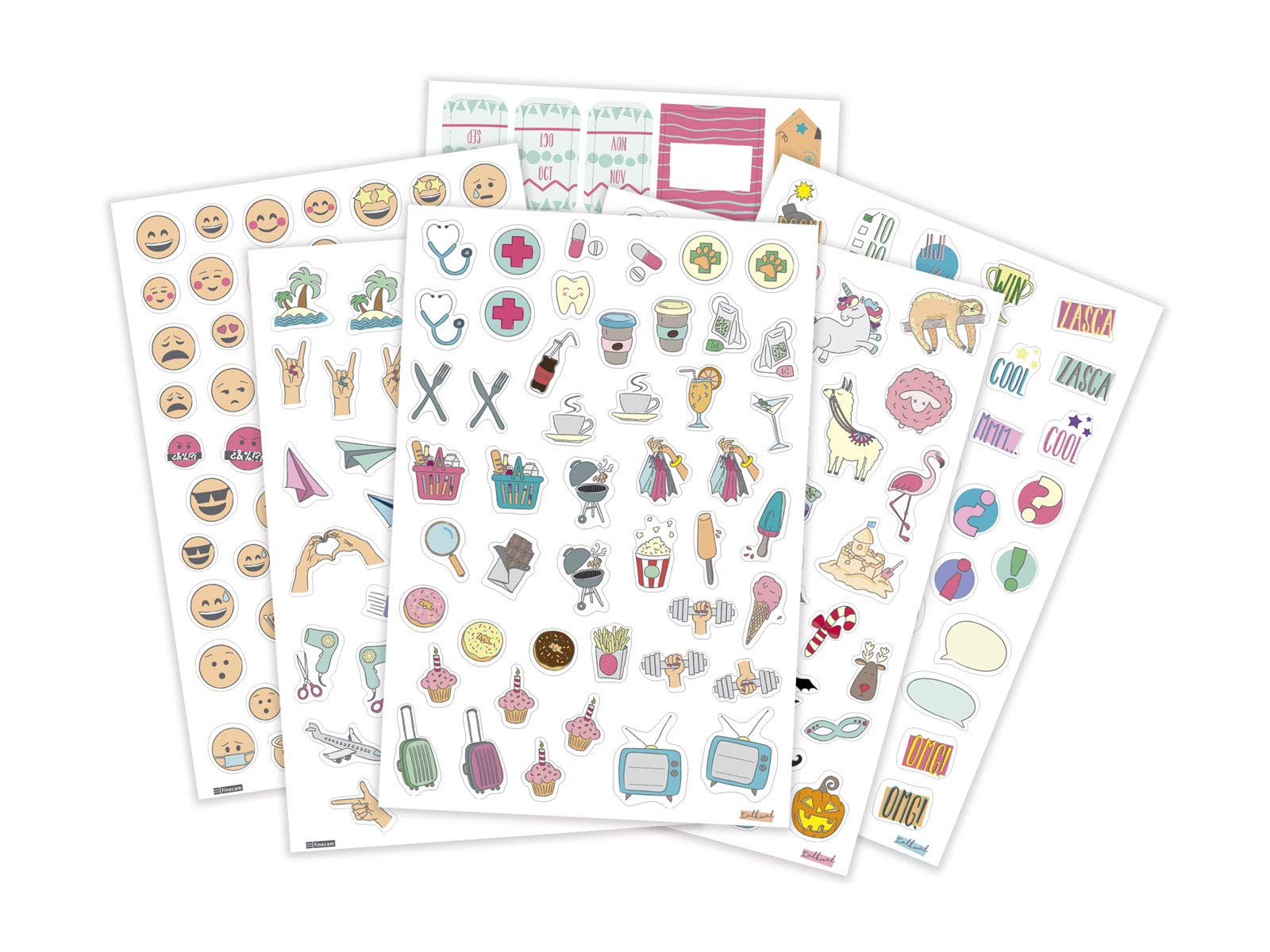 Finocam Talkual, Set de Pegatinas