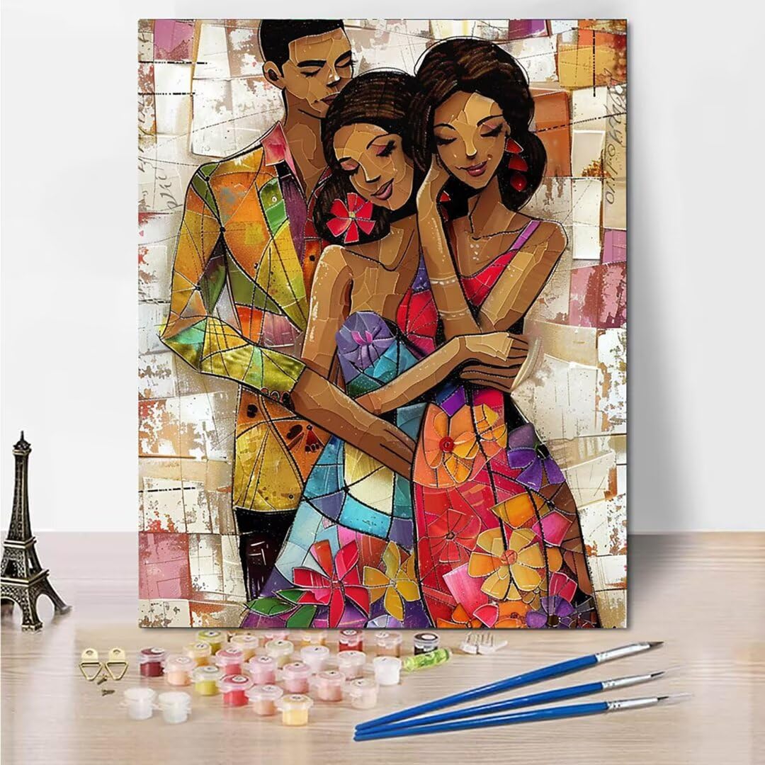 RNXAOPEN Dipingere con i Numeri Bambini, Passatempo per Adulti Kit Lavoretti Creativi per Bambini, Paint by Numbers Idee Regalo Bambina Bambino, Giochi Creativi Giochi Bambina name 70x95cm 6929-I