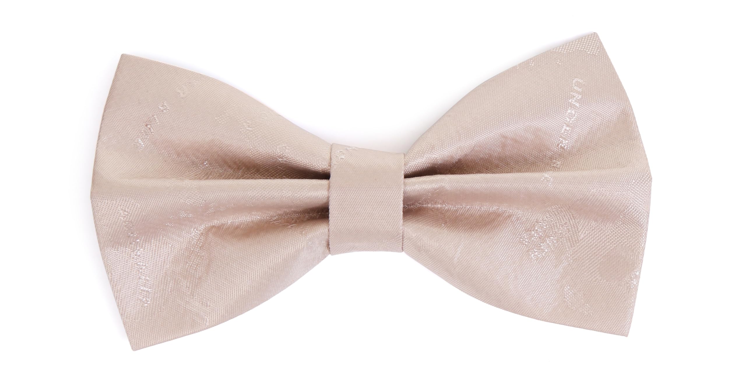 RANDOM STRIPE Bow Tie For Men with Double Chain Taz Brooch Tie World Map Self-Design Formal & Weeding Combo (Gold) 1