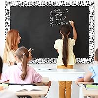 Vista 7 de Zonon 65 Feet Bulletin Board Borders Black and White Polka Dots Striped Grid Borders Decorative Straight Scalloped Wavy Rolled Trim Classroom Back