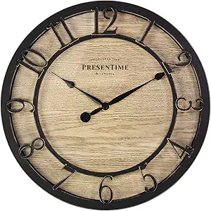 Top 7 Best Farmhouse Wall Clocks for Rustic Charm 4 Top 7 Best Farmhouse Wall Clocks