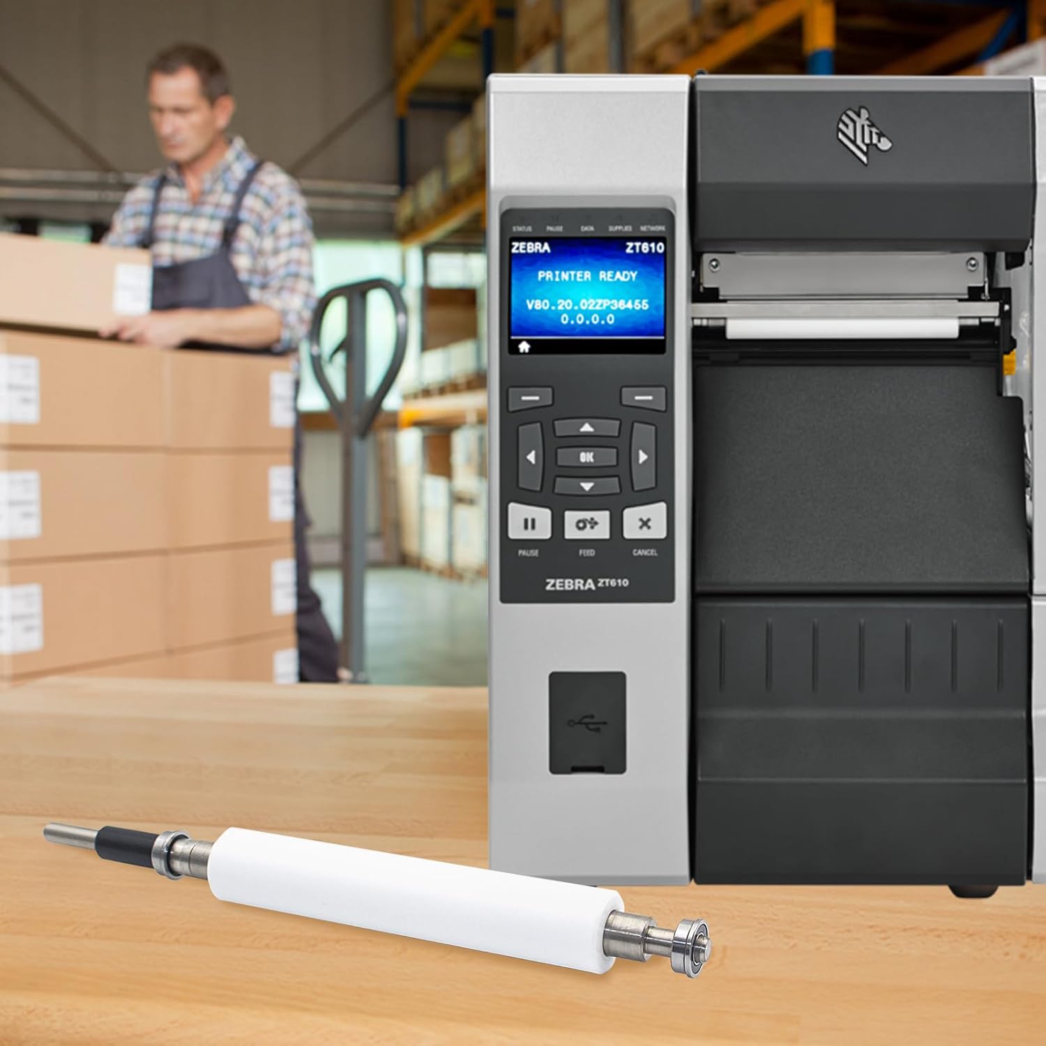 P1083320-032 Kit Platen Roller for Zebra ZT610 ZT610R Thermal Printer Transfer Roller 203dpi 300dpi 600dpi - Image 4