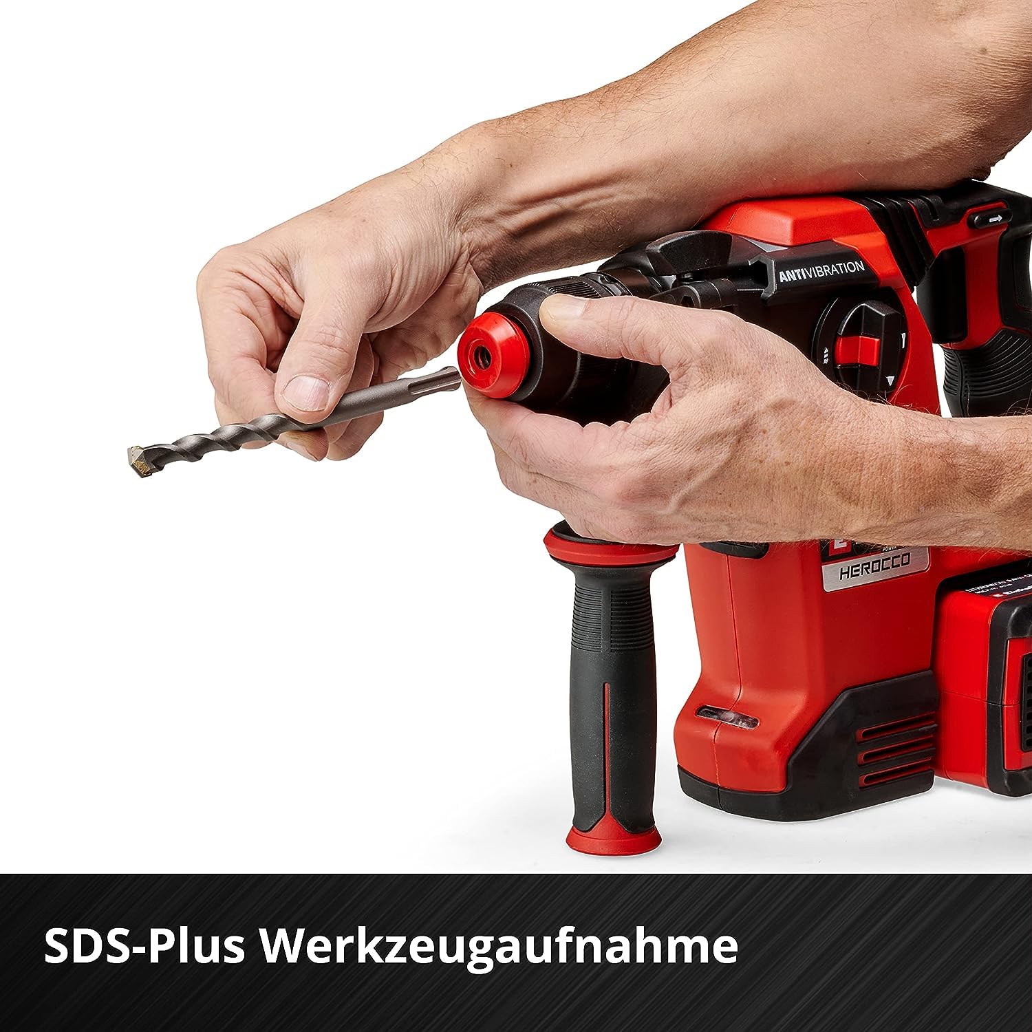 Einhell Akku-Bohrhammer Herocco 36/28 Power X-Change (Twin-Pack, Bohren/Hammerbohren/Meißeln mit/ohne Fixierung, 3.2 Joule, bürstenlos, SDS+, inkl. E-Box, ohne Akku/Ladegerät)