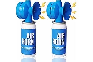 2pcs 1.4oz Boat Air Horn, Loud Mini Safety Air Horn Can, Sports...