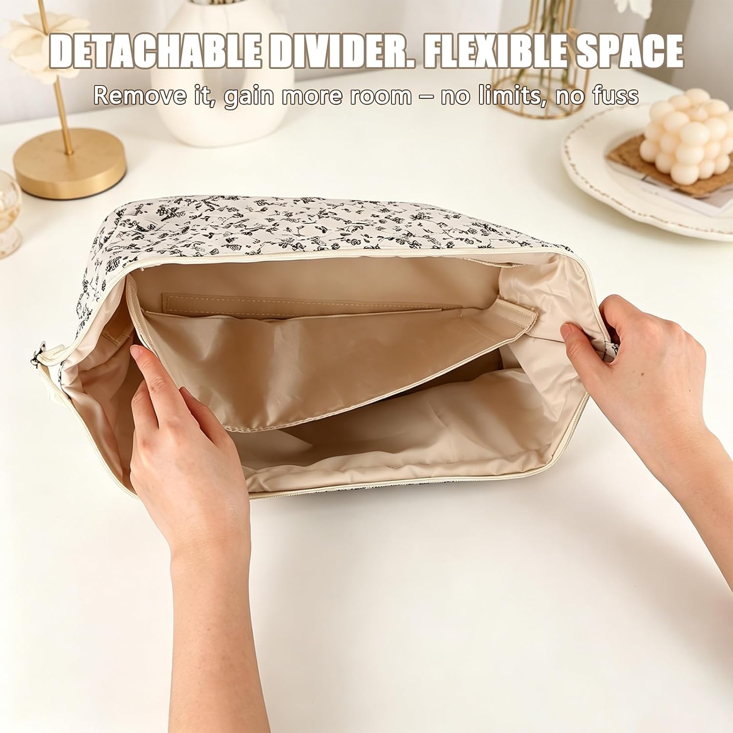 Quilted Travel Case for Hair Styling Tools – Portable Organizer Bag Compatible with Shark FlexStyle, Dyson Airwrap, Revlon – Soft Padded Storage for Curling Iron, Hair Dryer & Accessories