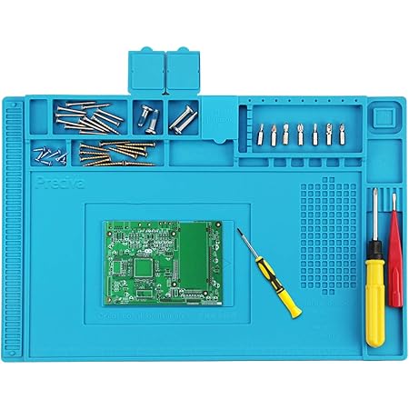 ESD Lötmatte 45x30cm - Hitzebeständig Bis 500°C Mit Magneten