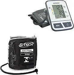 Aparelho De Pressão Digital Braço G-tech + Braçadeira Obeso