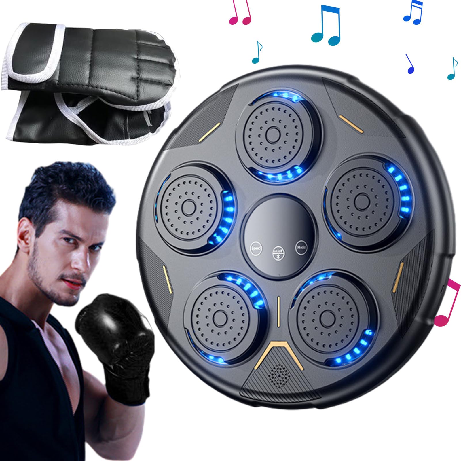 Macchina Da Boxe Musicale Con Bluetooth - Allenamento Casa Per Adulti E Bambini - Foto 4