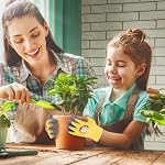 2 Paires Gants de jardinage pour enfants Gants pour le travail en caoutchouc Gants non glissants pour le jardin, taille - Tailles des enfants