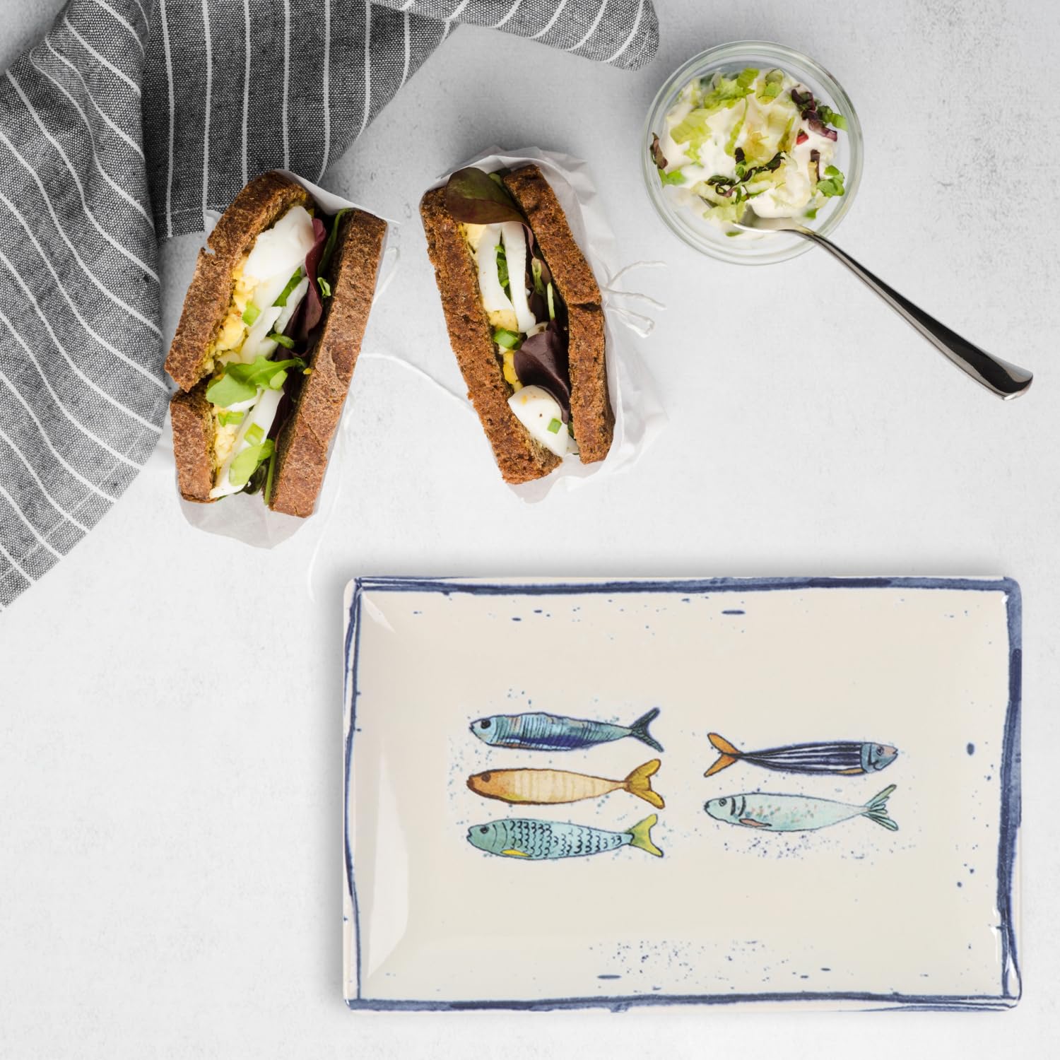 La Mediterránea Platzteller, 30 x 20 cm, 6-teilig