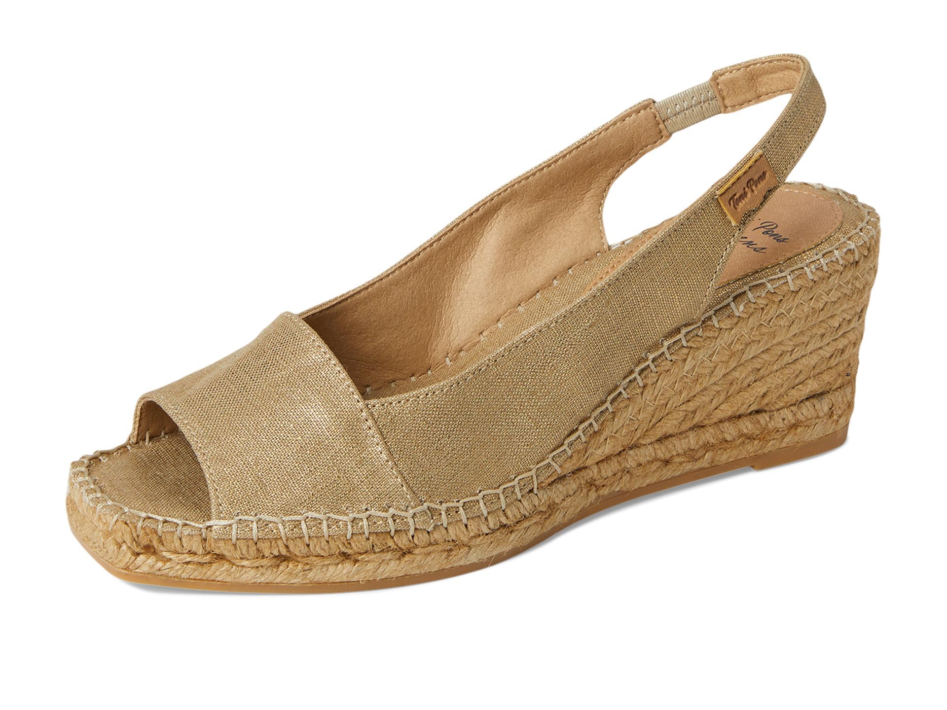 TONI PONS Fiore, Sandalias con cuña Tipo Alpargatas Mujer