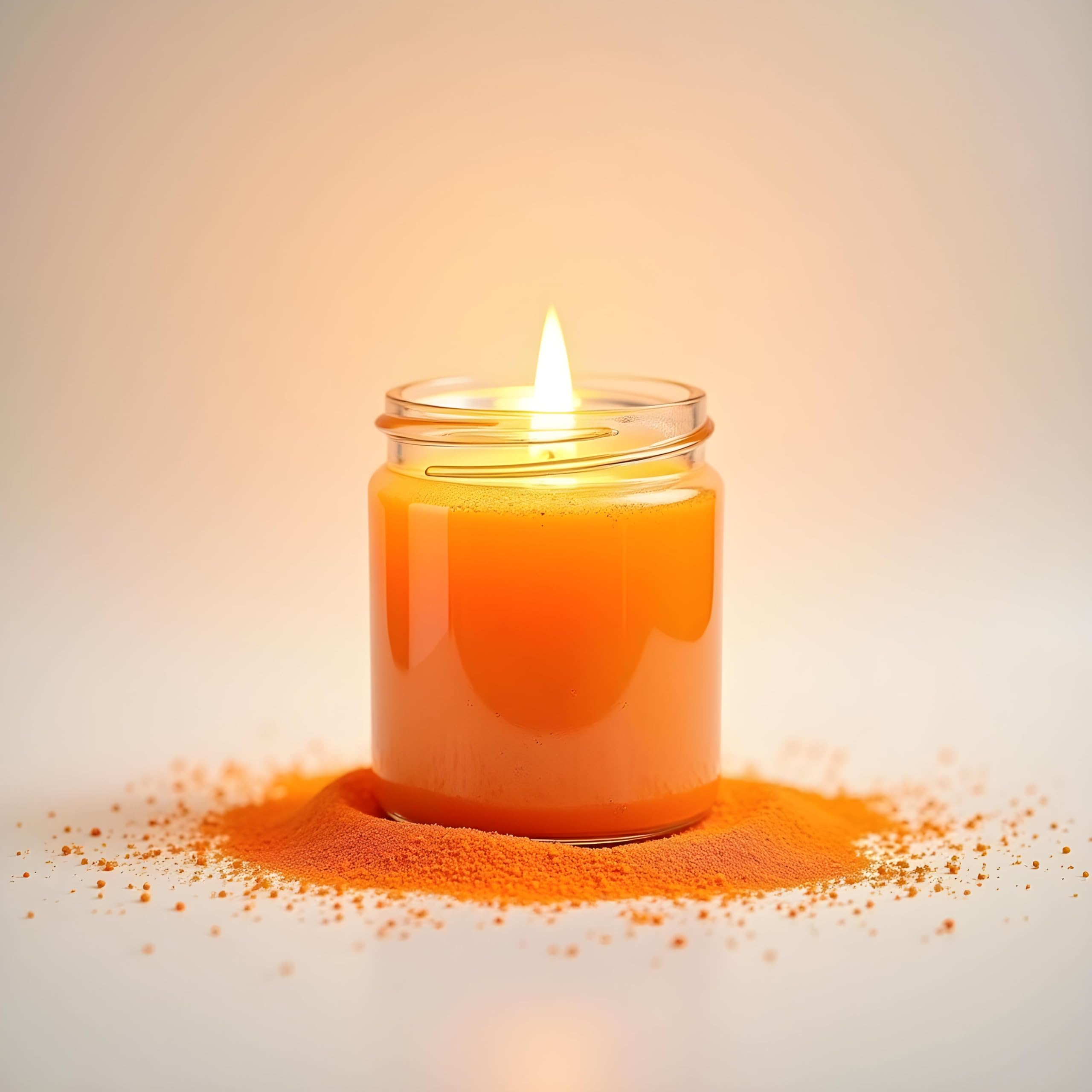 Vanilla Cinnamon Sand Wax Candle, 454g, 100% Soy Sand Wax with 15 Cotton Wicks, Customizable DIY Candle, Warm Cozy Bakery Aroma, Refillable Home Décor Candle for Festive, eco Friendly