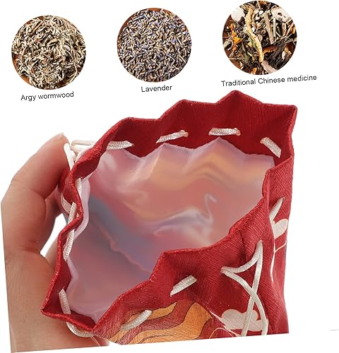 Miniatura 9 de Bolsa vacía de decoración china para ambientadores de coche, colgante de lavanda, bolsa de joyería de brocado, bolsa con cordón, bolsa de aroma de