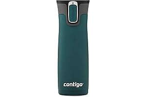 Contigo Autoseal West Loop Water Bottle, 20 oz, Chard Stainless Steel