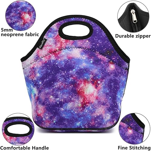 Miniatura 9 de FlowFly Lonchera de neopreno para niños, bolsa suave aislada, mini hielera, kit de bolsa térmica para niños, niñas, hombres, mujeres, escuela,