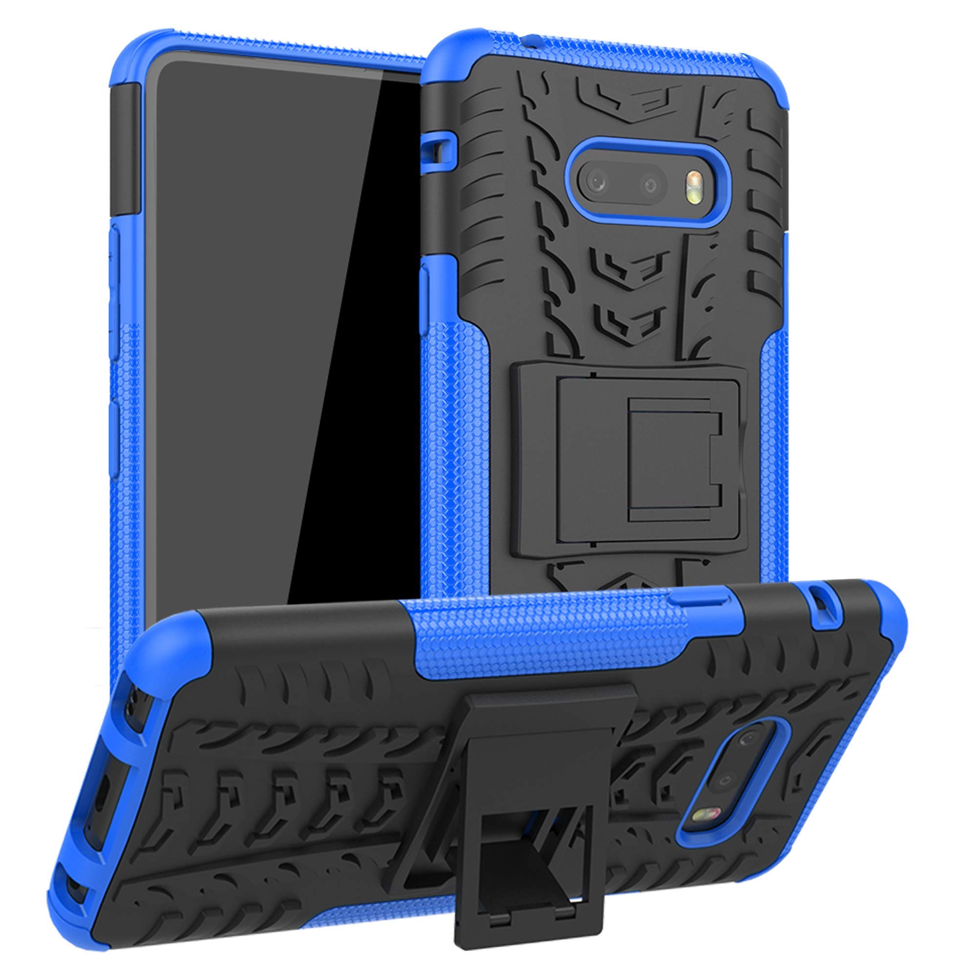 Newlike Plastic Lg G8X Thinq Shock Proof Duel Layer Hybrid Armor Back Cover Case With Kickstand Wheel Pattern Forlg G8X Thinq ,Blue (B08NK98RMJ) Amazon Price History, Amazon Price Tracker