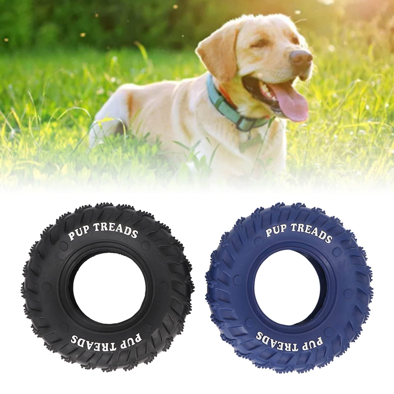 2 Pezzi Giocattoli da Masticare per Cani, Pneumatici di Gomma Giocattolo da Masticare per Cani Pneumatici Giocattolo da Masticare per Cani per Masticatori Aggressivi Giocattoli