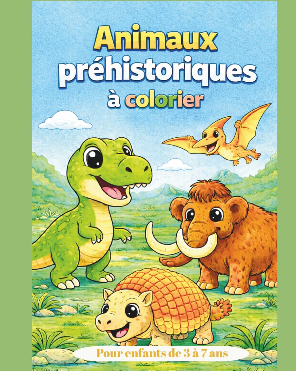 Animaux préhistoriques à colorier