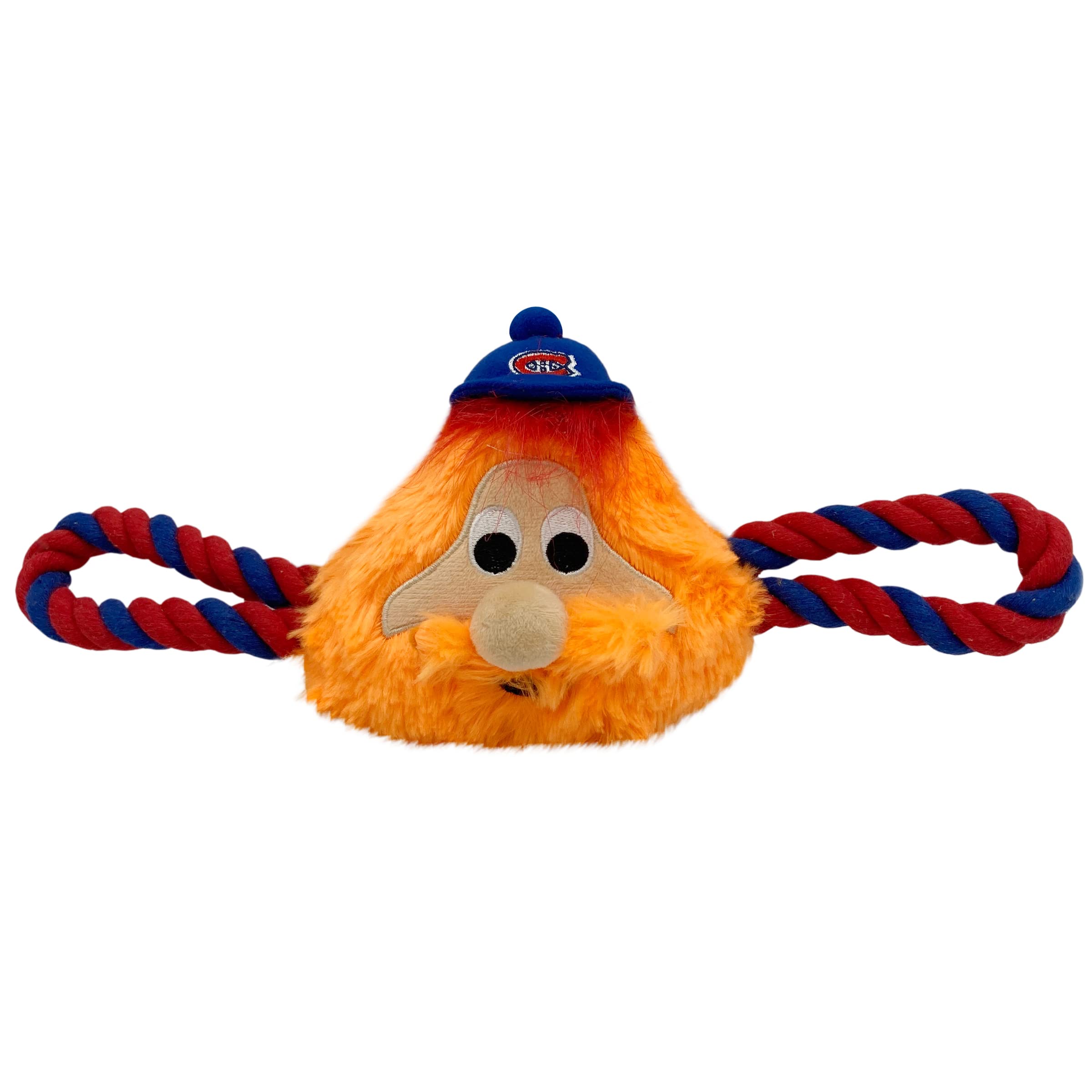 Jouet résistant pour chien destructeur peluche avec cordes Canadiens de Montréal LNH couineur