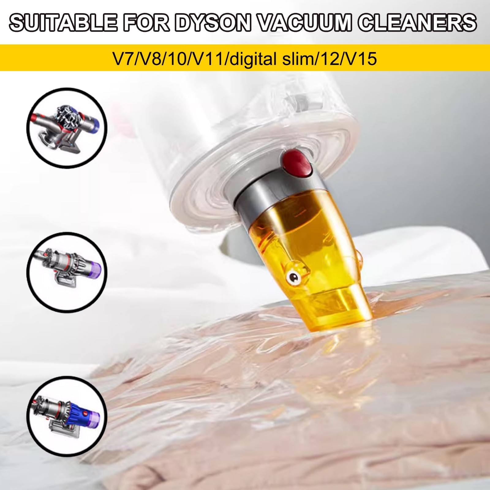 Akcesoria do odkurzacza, do odkurzacza Dyson, głowica ssąca, nasadka do mopa, adapter szybkozamykający, do odkurzacza Dyson V7, V8, V10, V11, V12, V15, seria