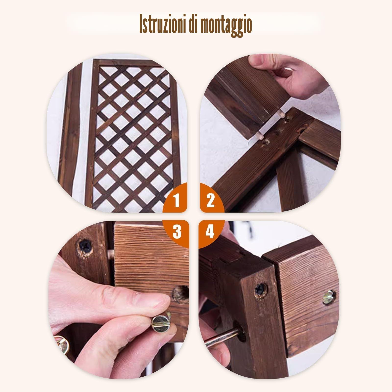 Copri Climatizzatore Esterno in Legno Copri Condizionatore Copertura Radiatore All'aperto Tavola Addensata Impianto Decorativo Display X-Large